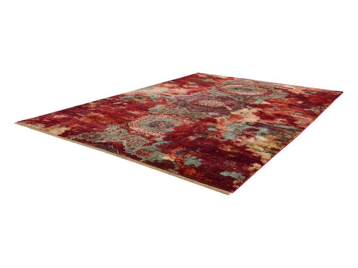 Detail image of 6' 9 x 9' 5 Hand Knotted Mamluk Ziegler Rug