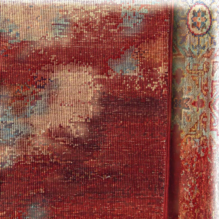 Detail image of 6' 9 x 9' 5 Hand Knotted Mamluk Ziegler Rug