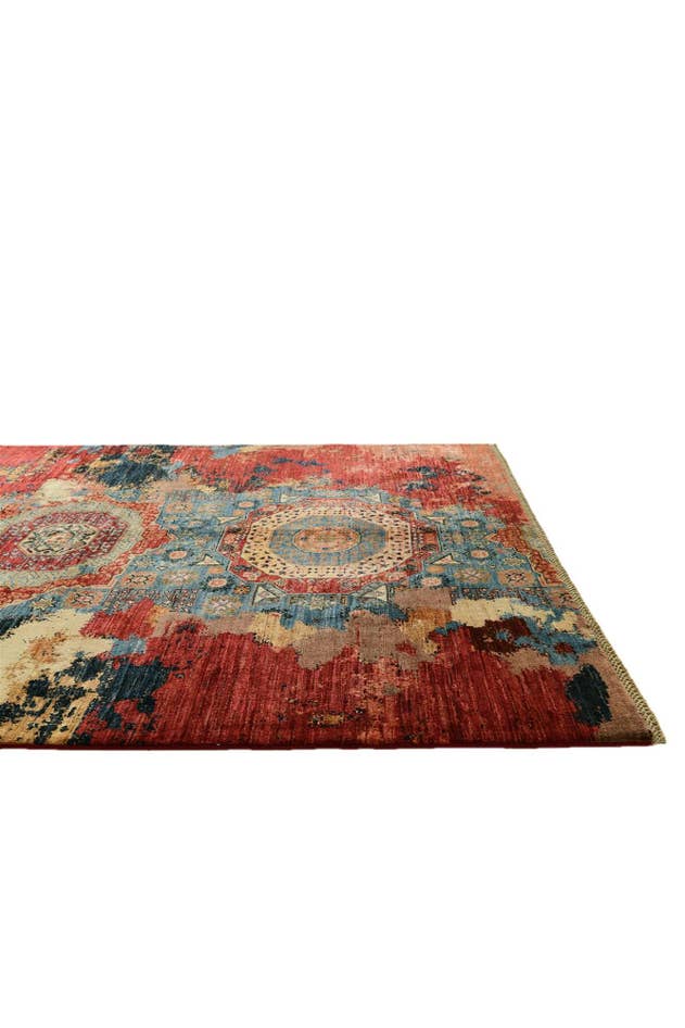 Detail image of 5' 9 x 8' 1 Hand Knotted Mamluk Ziegler Rug