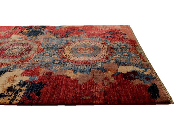 5' 9 x 8' 1 Hand Knotted Mamluk Ziegler Rug