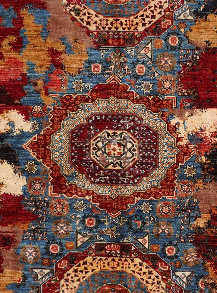 5' 9 x 8' 1 Hand Knotted Mamluk Ziegler Rug