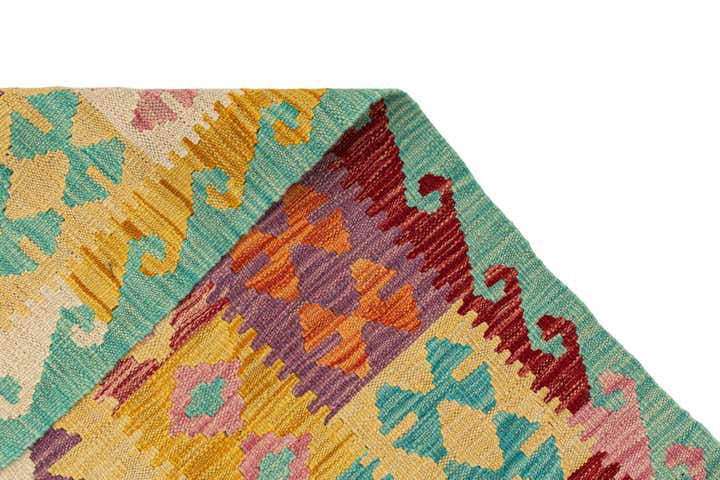 6' 10 x 9' 7 Hand Knotted Marok Kilim Rug