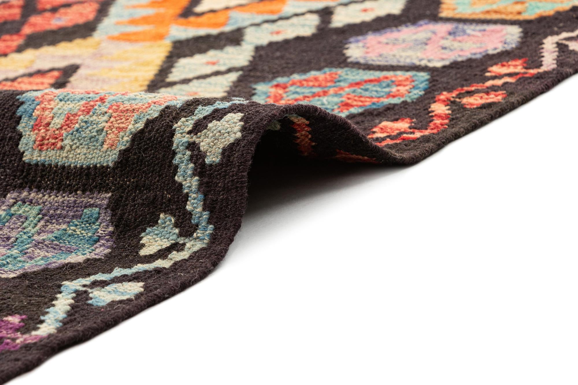 7' 2 x 9' 4 Hand Knotted Marok Kilim Rug