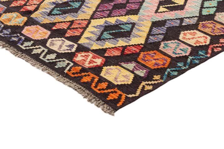 7' 2 x 9' 4 Hand Knotted Marok Kilim Rug
