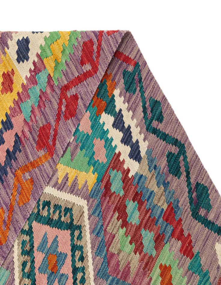 Detail image of 8' 2 x 9' 4  Hand Knotted Marok Kilim Rug
