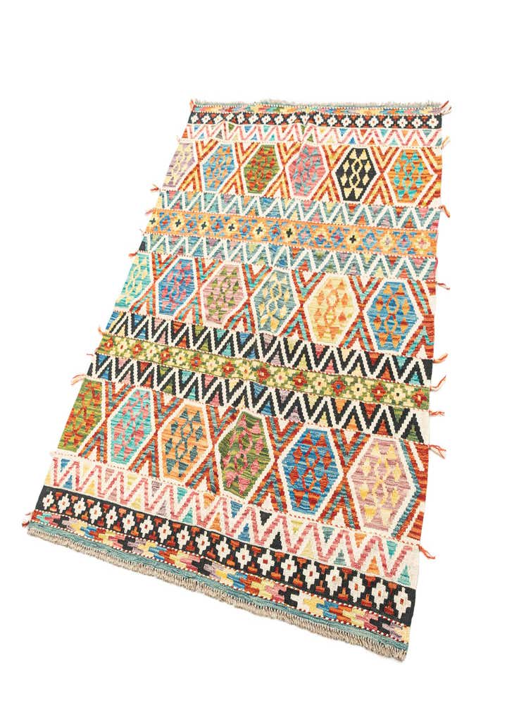 5' 2 x 6' 5 Hand Knotted Marok Kilim Rug