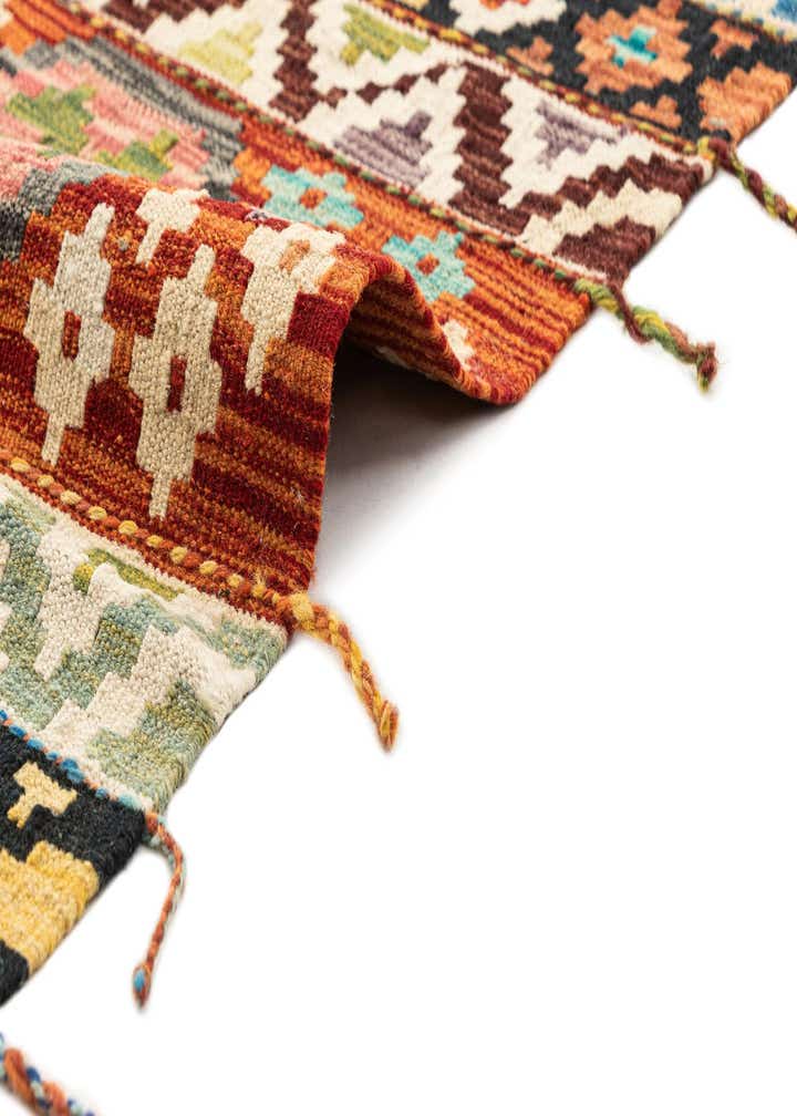 3' x 9' 9 Hand Knotted Marok Kilim Rug