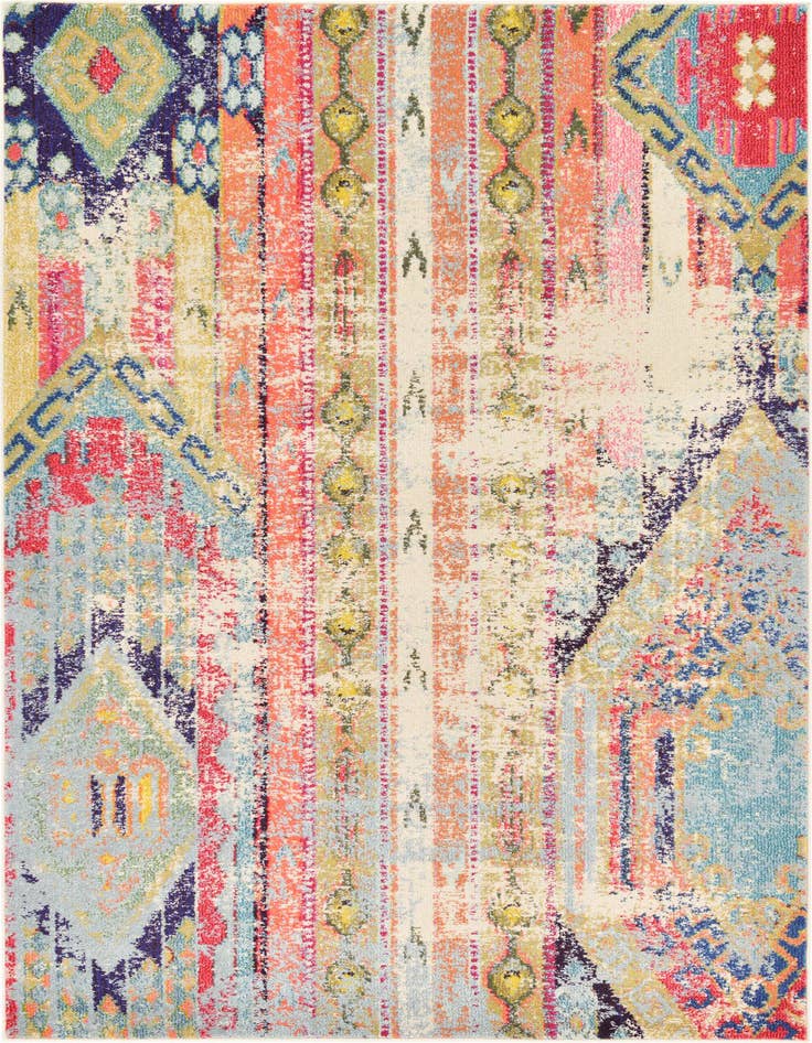 Detail image of 5' x 8' Washable Mesa Rug