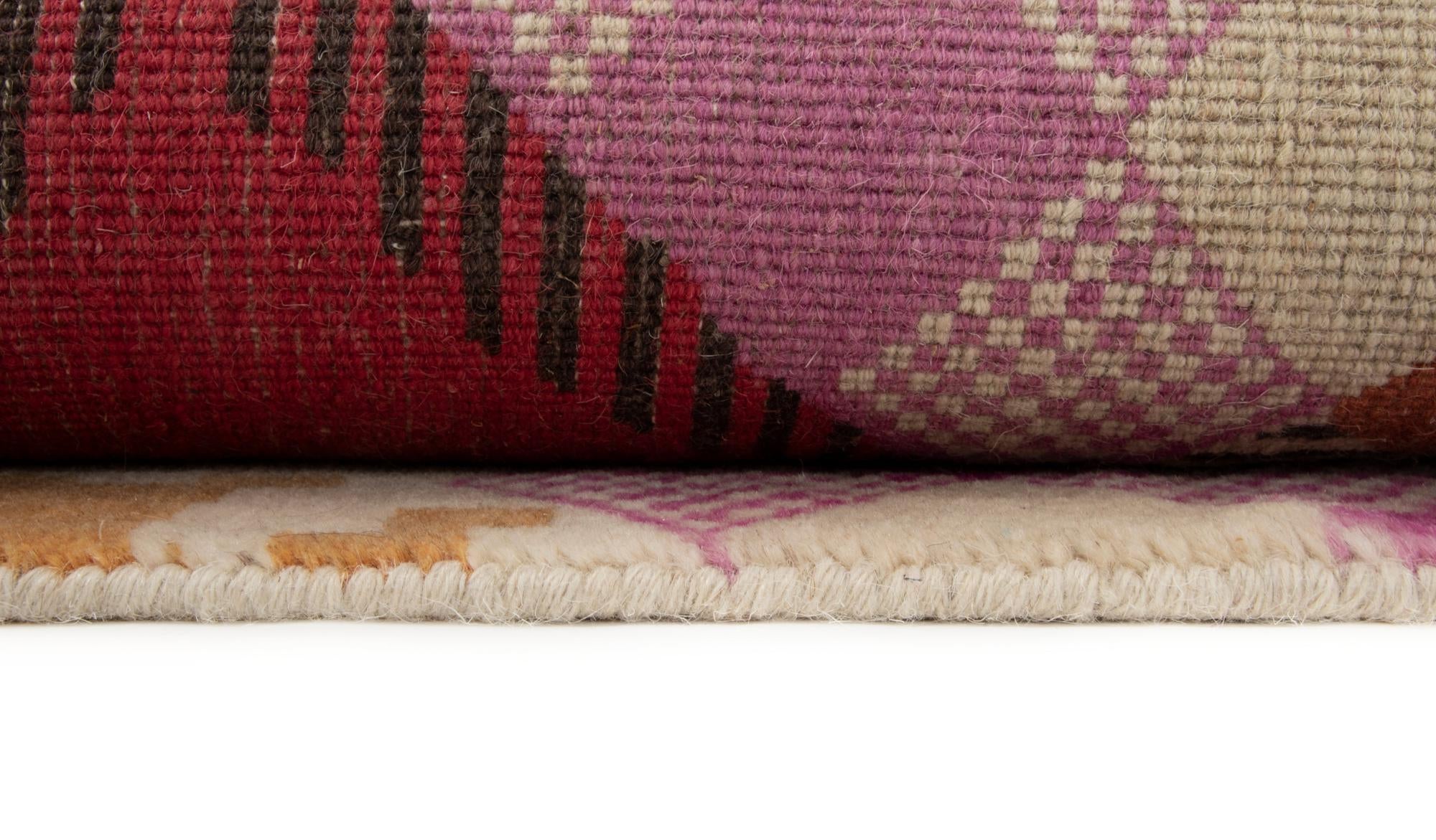 7' 6 x 9' 7 Modern Manshu Wool Rug