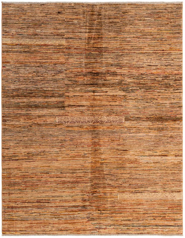 Detail image of 4' 10 x 6' 5 Hand Knotted Modern Ziegler Rug
