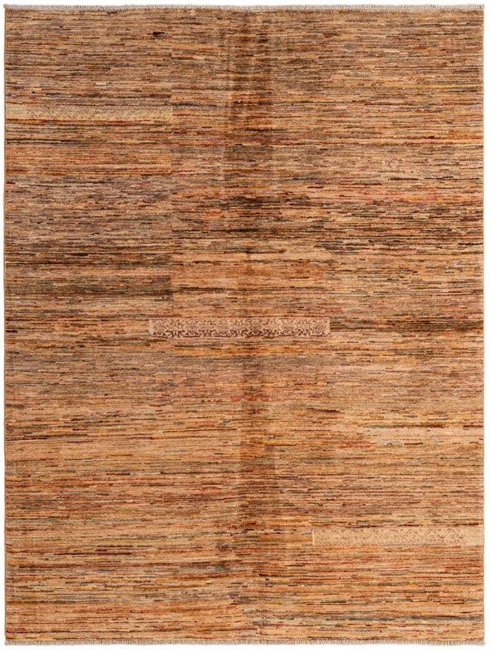 Detail image of 4' 10 x 6' 5 Hand Knotted Modern Ziegler Rug