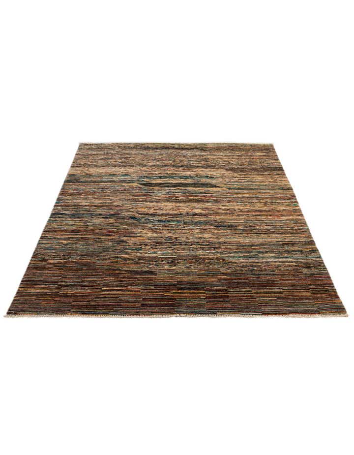 5' 5 x 7' 9 Hand Knotted Modern Ziegler Wool Rug