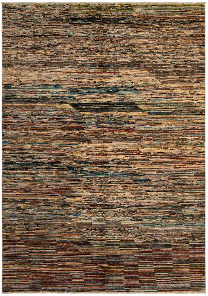Detail image of 5' 5 x 7' 9 Hand Knotted Modern Ziegler Wool Rug