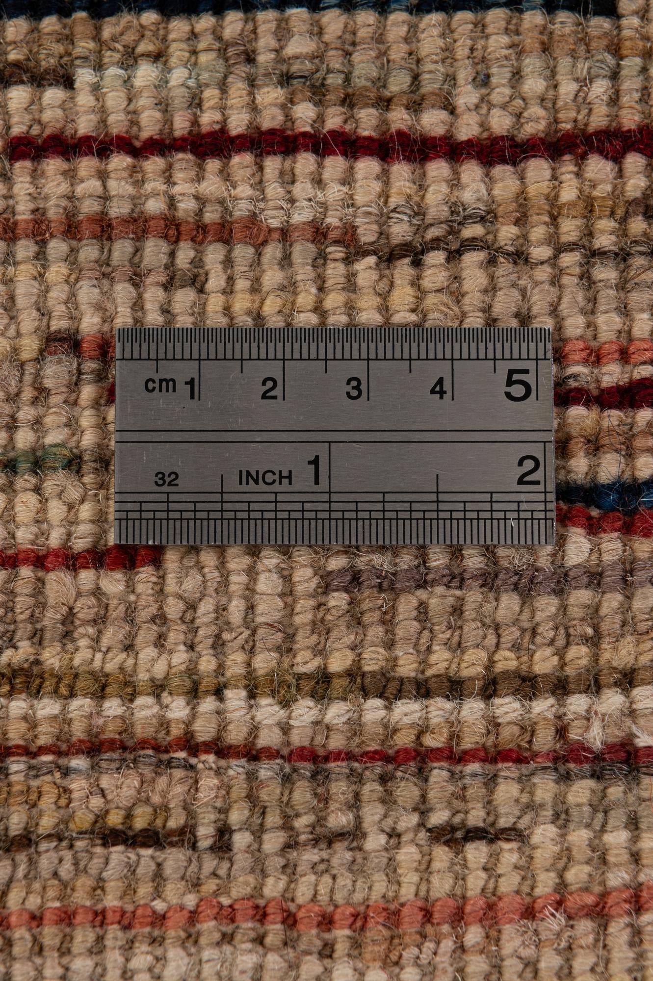 5' 11 x 9' 7 Hand Knotted Modern Ziegler Rug