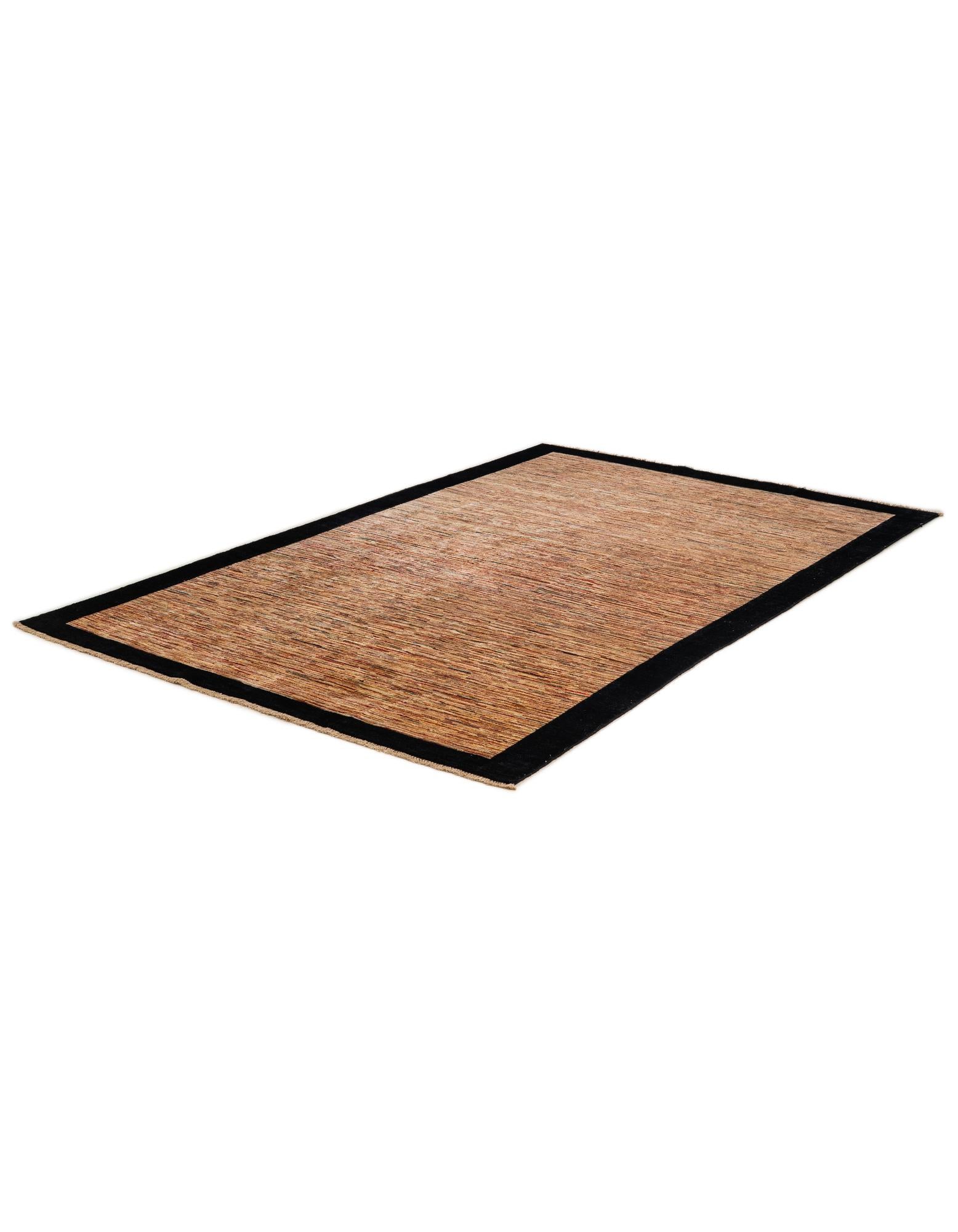 5' 11 x 9' 7 Hand Knotted Modern Ziegler Rug