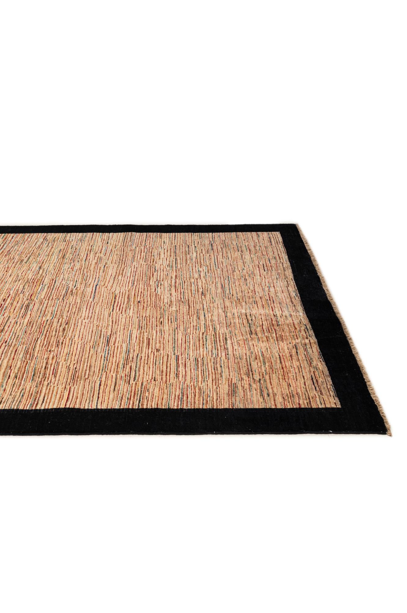 5' 11 x 9' 7 Hand Knotted Modern Ziegler Rug