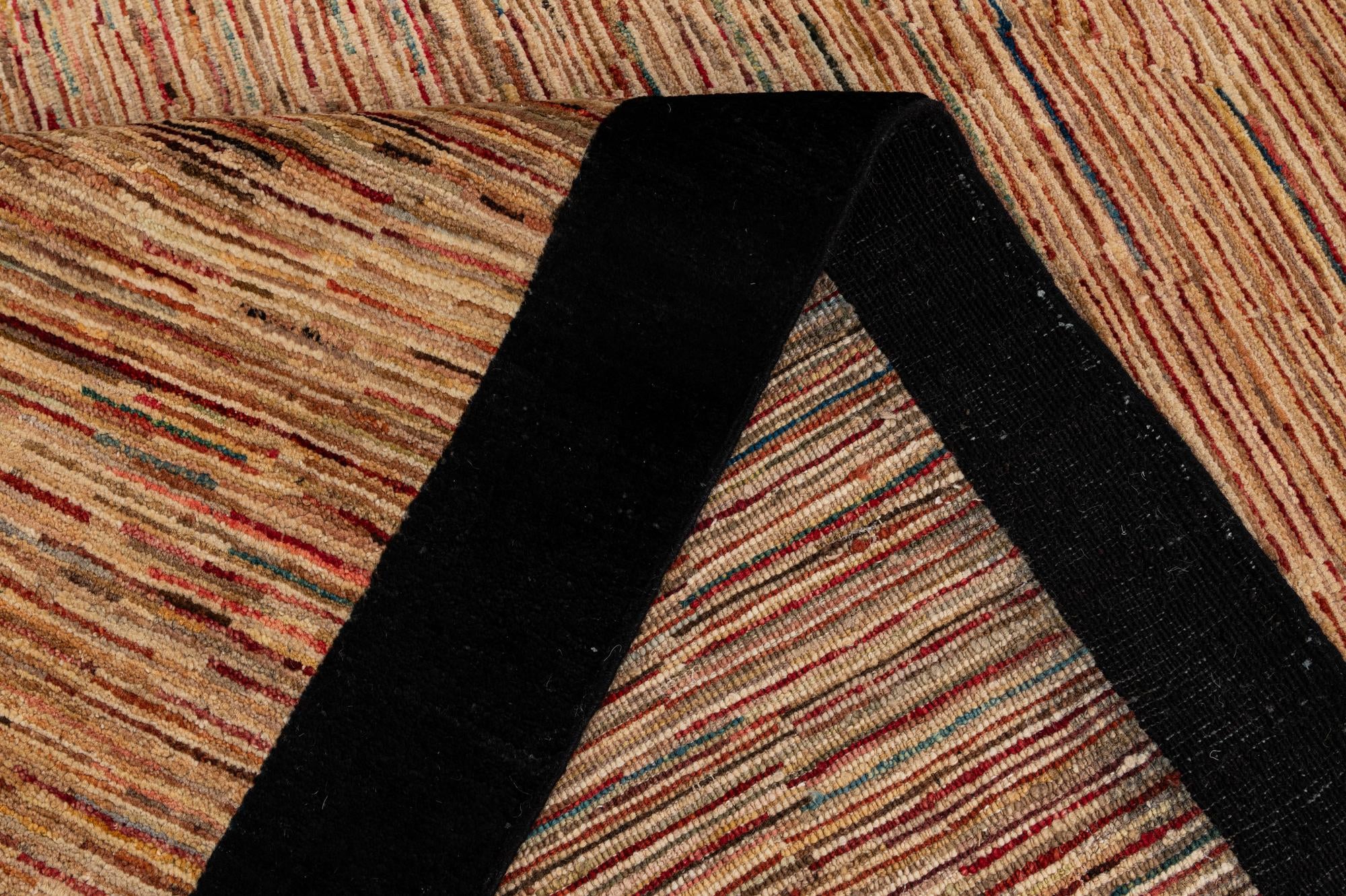 5' 11 x 9' 7 Hand Knotted Modern Ziegler Rug