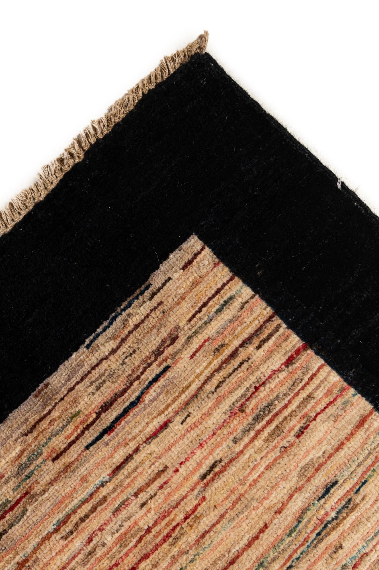 5' 11 x 9' 7 Hand Knotted Modern Ziegler Rug