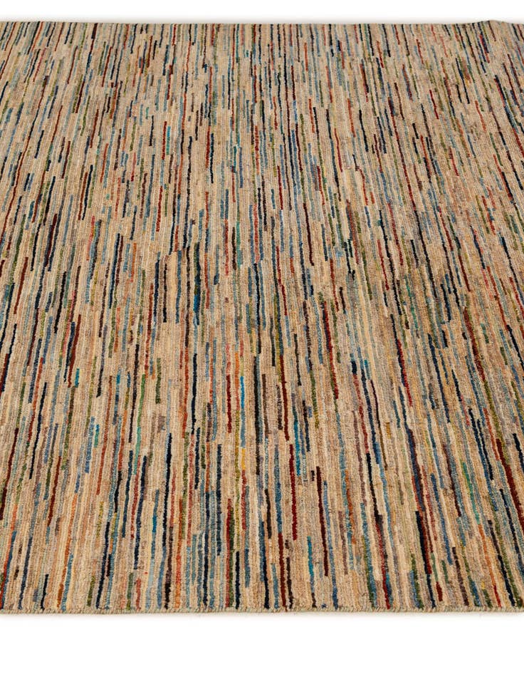 Detail image of 6' 3 x 9' 5  Hand Knotted Modern Ziegler Rug