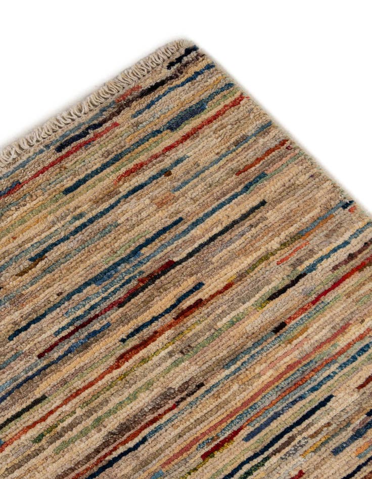 Detail image of 6' 3 x 9' 5  Hand Knotted Modern Ziegler Rug