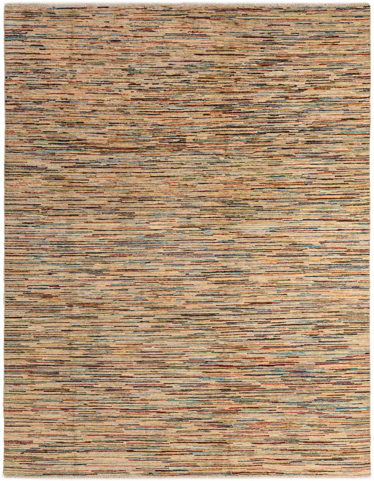 Detail image of 6' 3 x 9' 5 Hand Knotted Modern Ziegler Rug