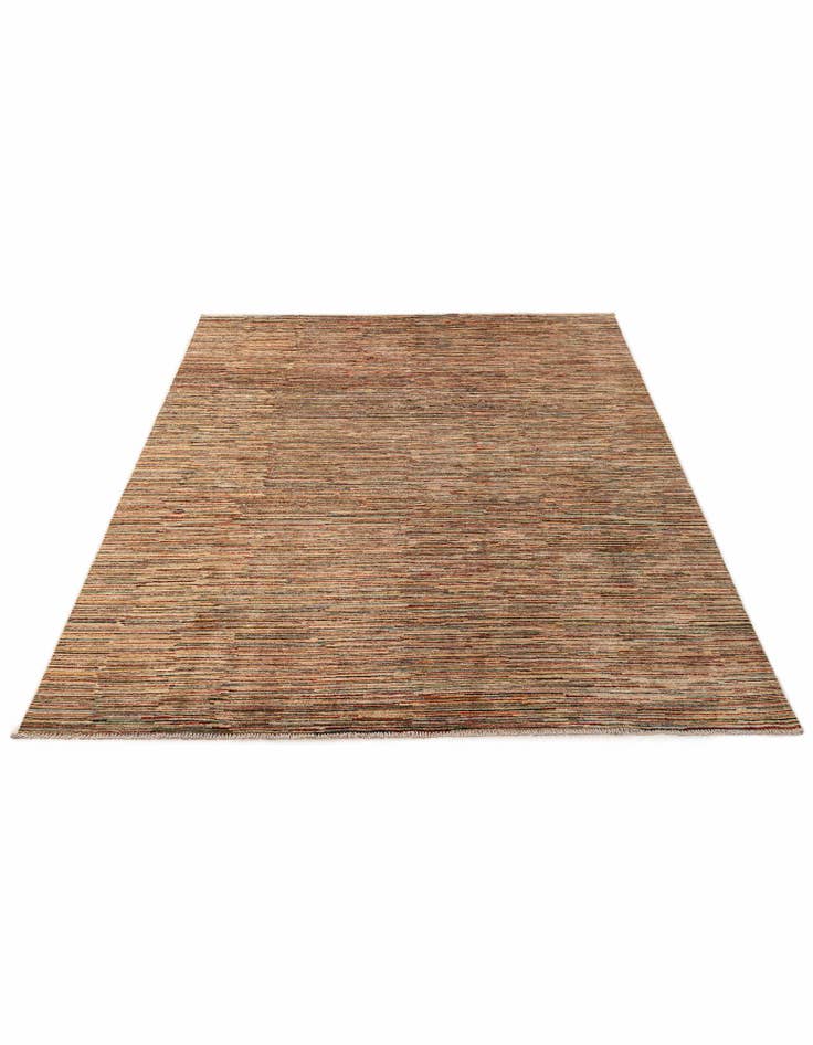 Detail image of 6' 3 x 9' 9 Hand Knotted Modern Ziegler Wool Rug
