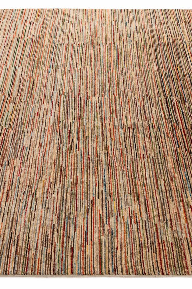 Detail image of 6' 3 x 9' 9 Hand Knotted Modern Ziegler Wool Rug