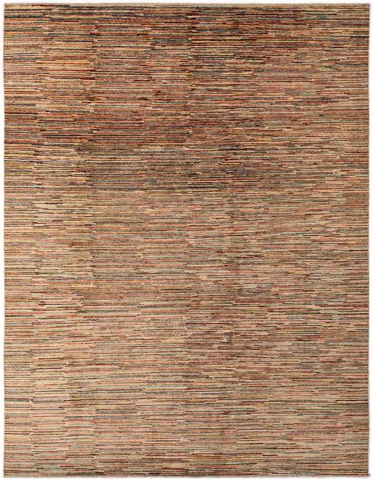 Detail image of 6' 3 x 9' 9 Hand Knotted Modern Ziegler Wool Rug