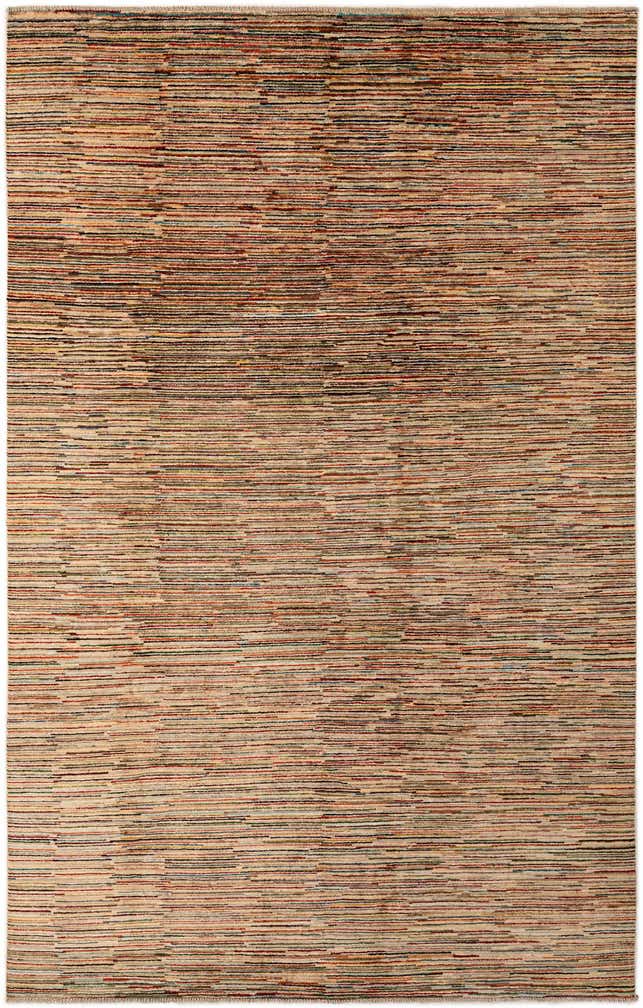 6' 3 x 9' 9 Hand Knotted Modern Ziegler Wool Rug