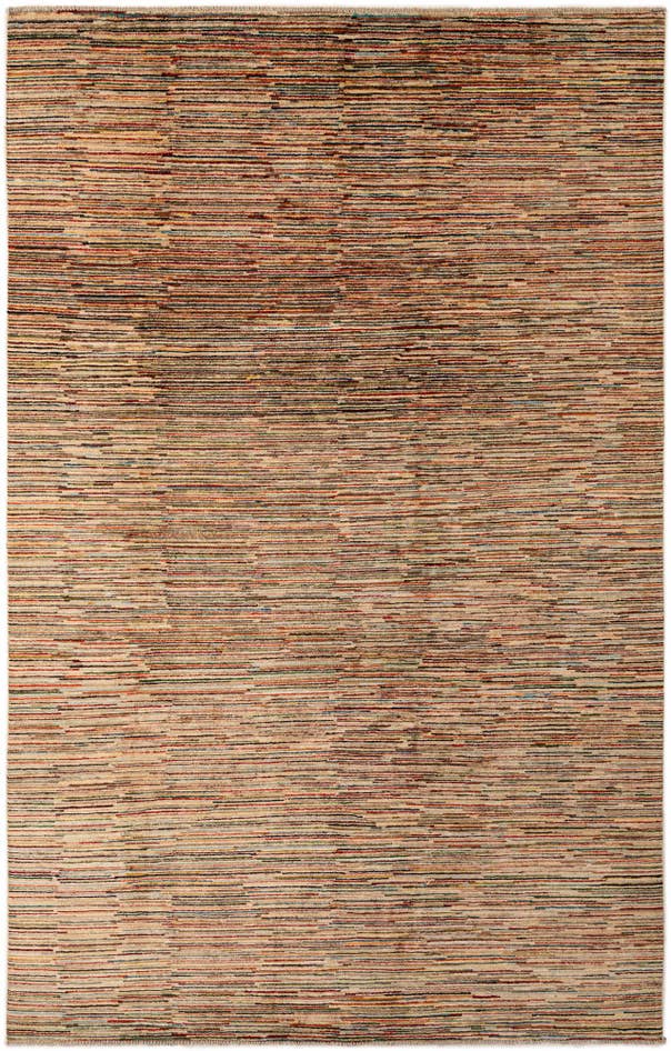 Detail image of 6' 3 x 9' 9 Hand Knotted Modern Ziegler Wool Rug