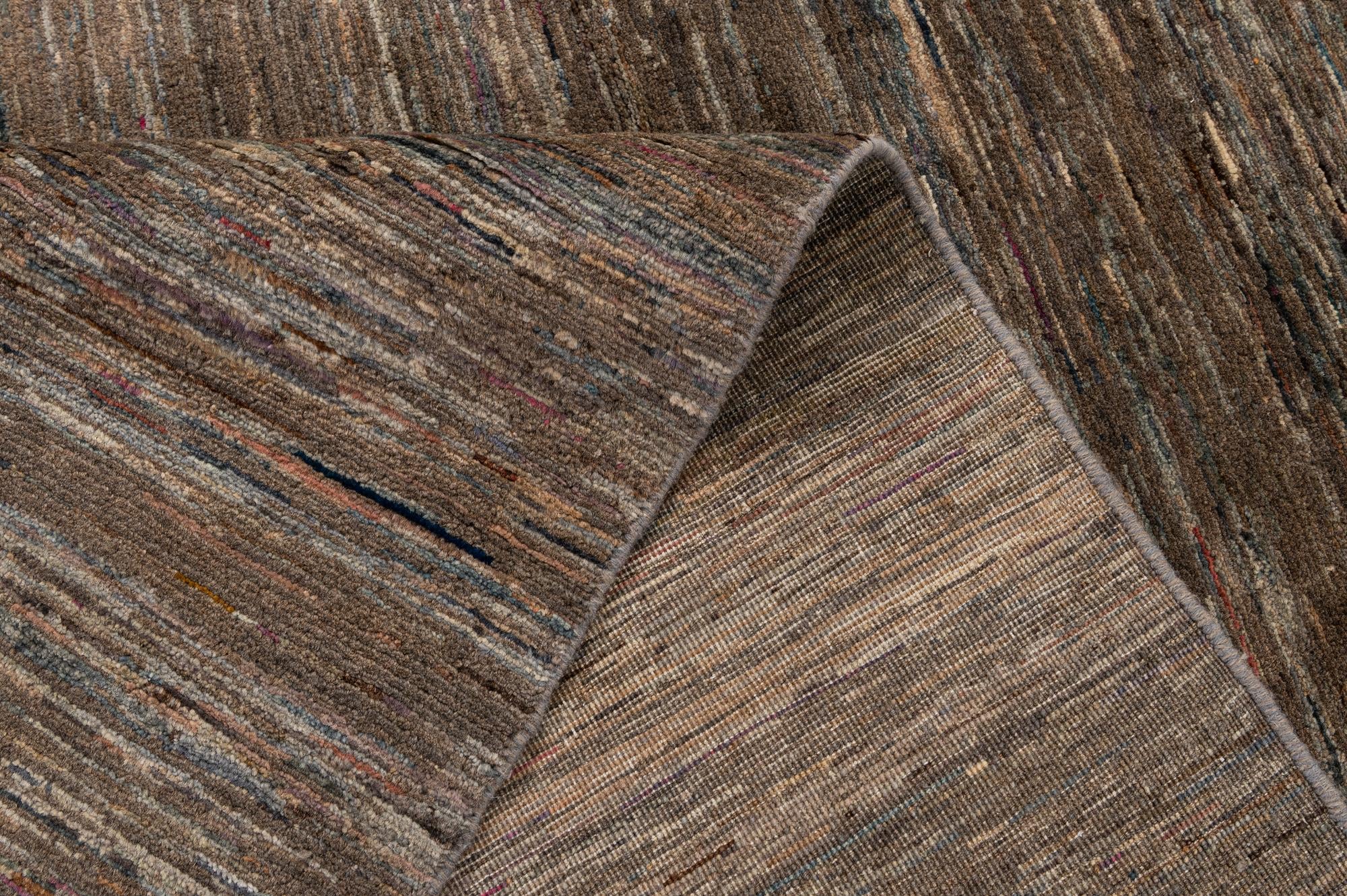 6' 8 x 9' 3 Hand Knotted Modern Ziegler Wool Rug