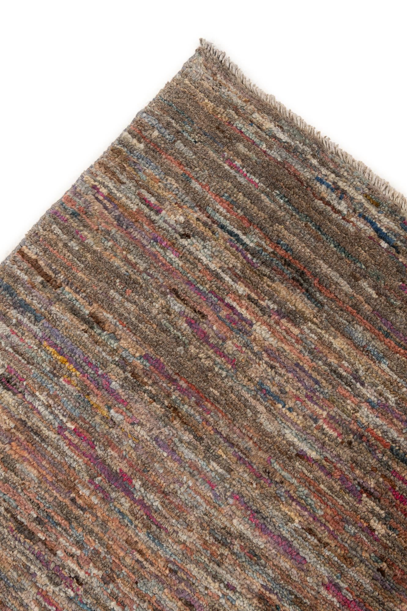 6' 8 x 9' 3 Hand Knotted Modern Ziegler Wool Rug