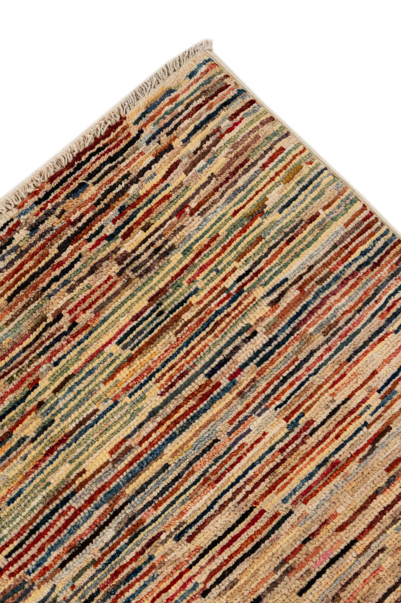 6' 6 x 9' 5 Hand Knotted Modern Ziegler Rug
