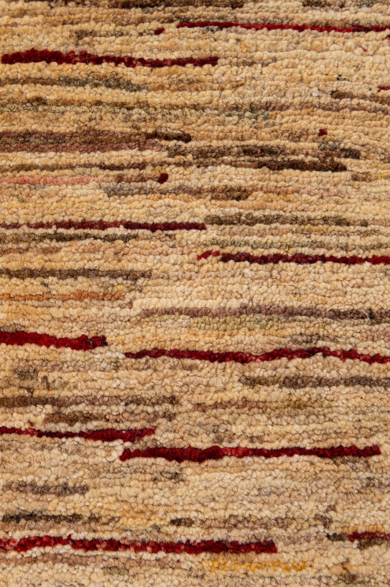 6' 8 x 9' 5 Hand Knotted Modern Ziegler Rug