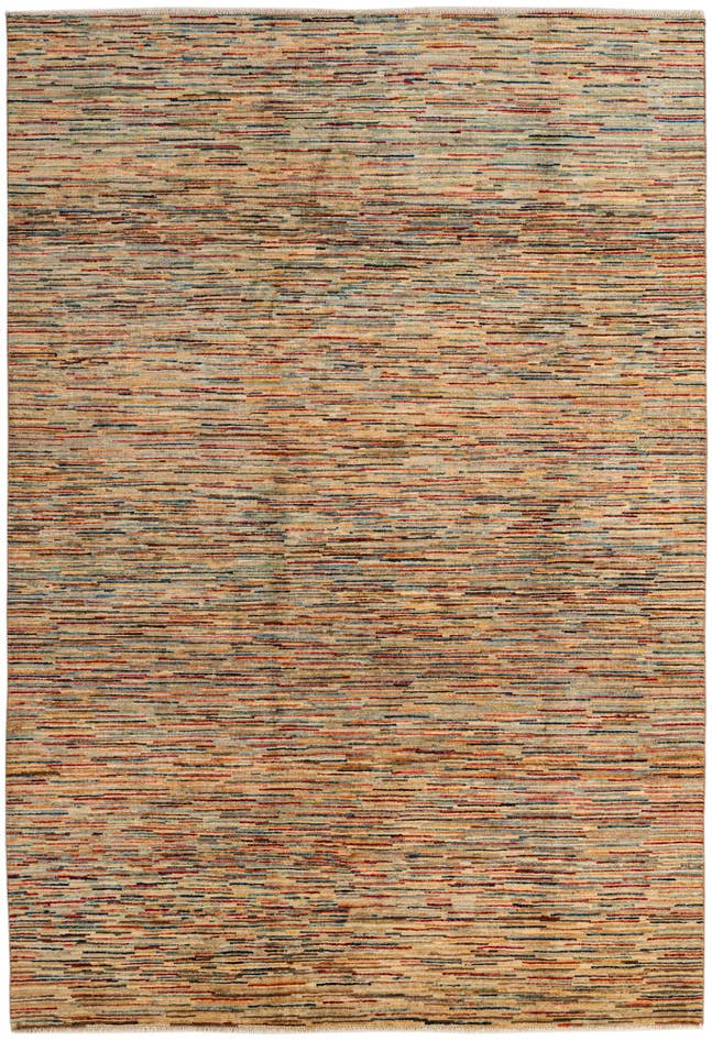 Detail image of 6' 6 x 9' 7 Hand Knotted Modern Ziegler Rug