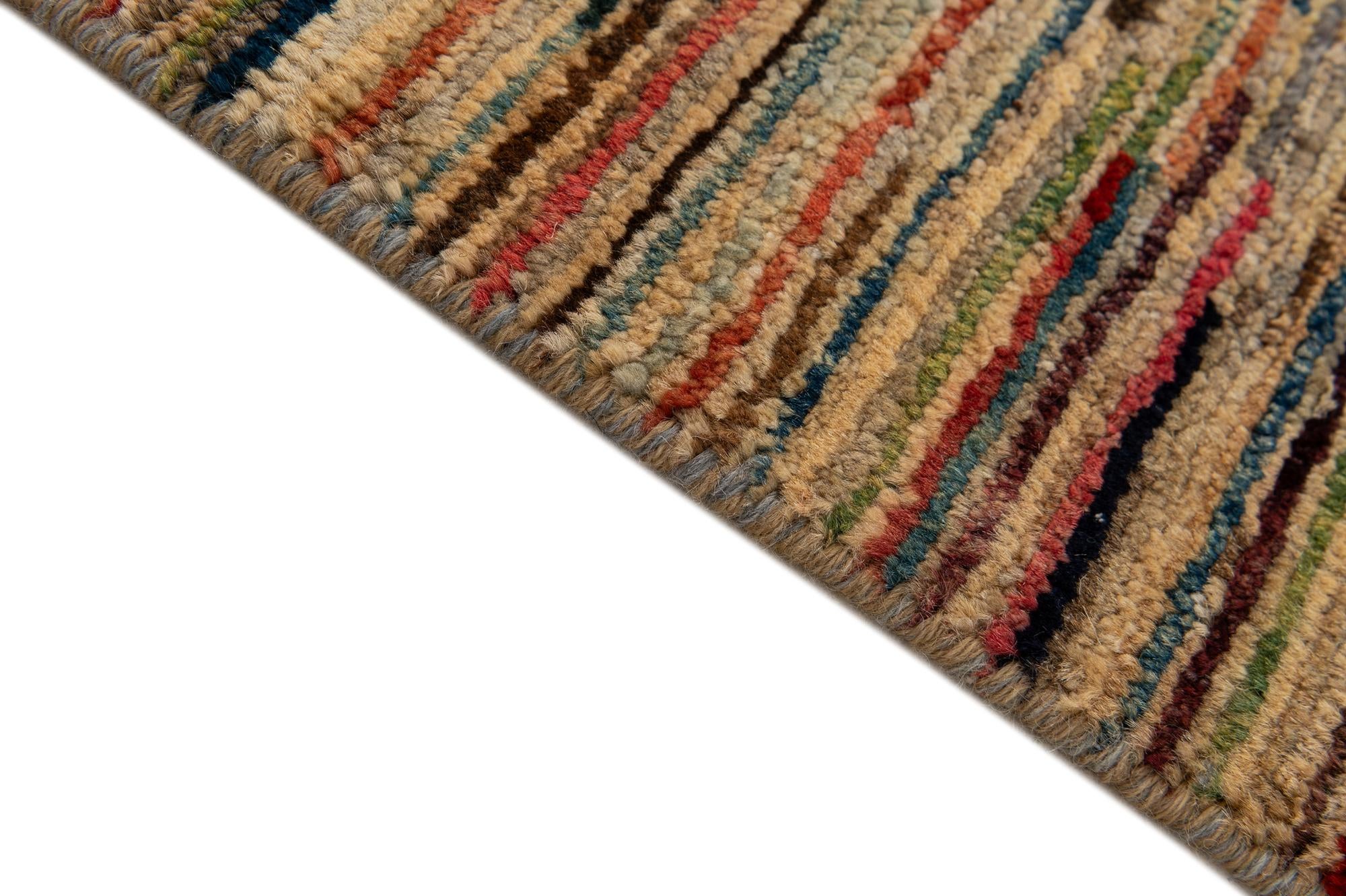 6' 8 x 9' 7 Hand Knotted Modern Ziegler Rug