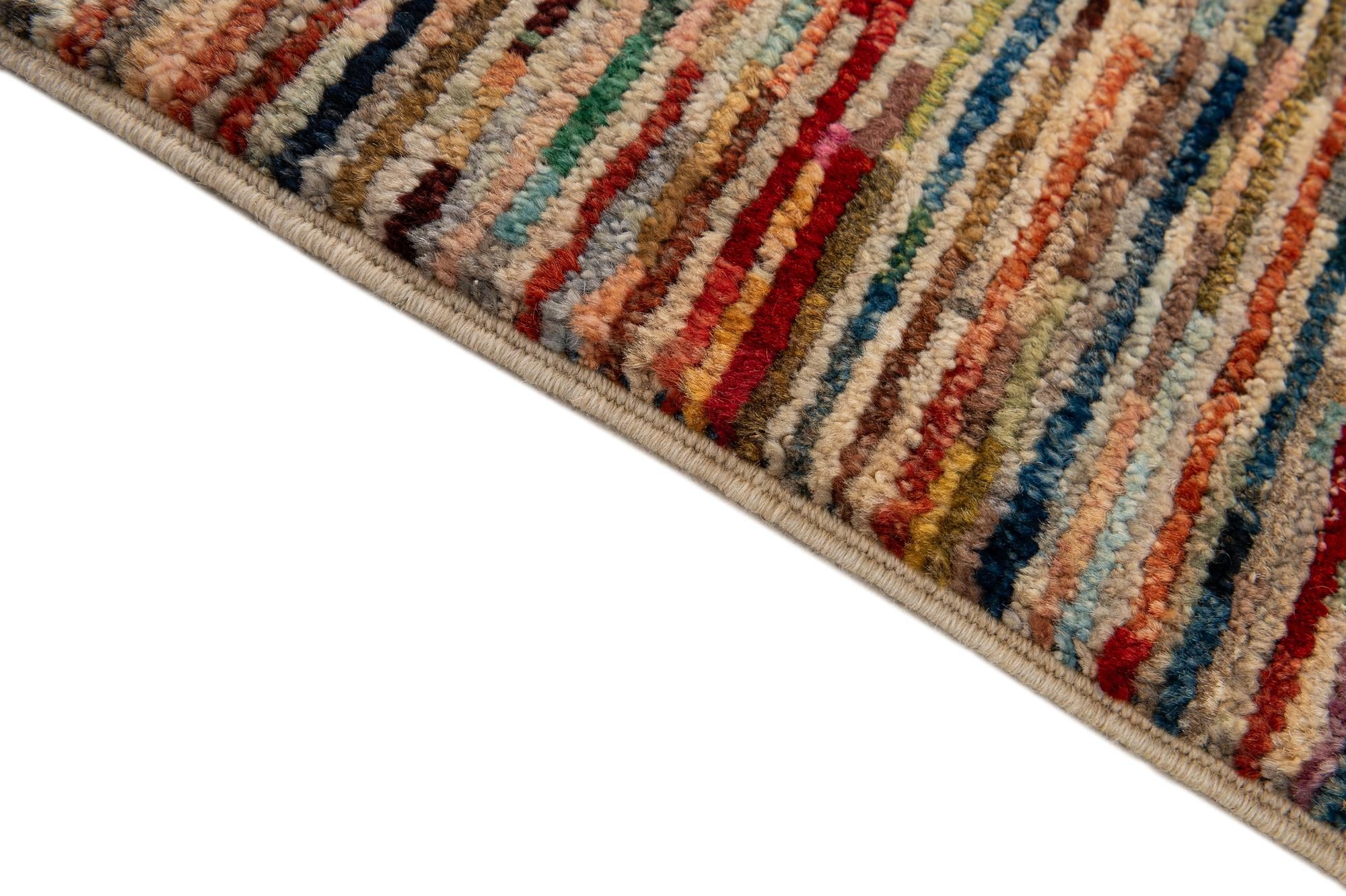 6' 7 x 9' 5 Hand Knotted Modern Ziegler Wool Rug