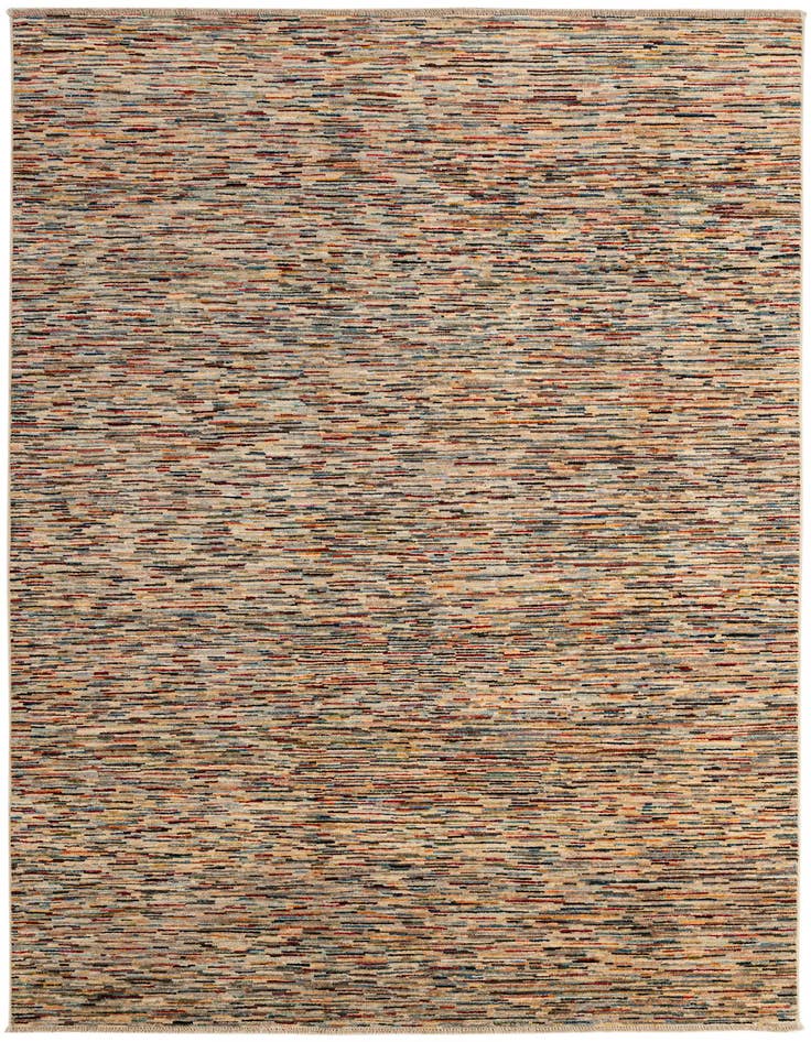 Detail image of 6' 6 x 9' 6 Hand Knotted Modern Ziegler Rug