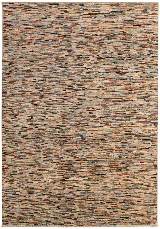 Detail image of 6' 6 x 9' 6 Hand Knotted Modern Ziegler Rug