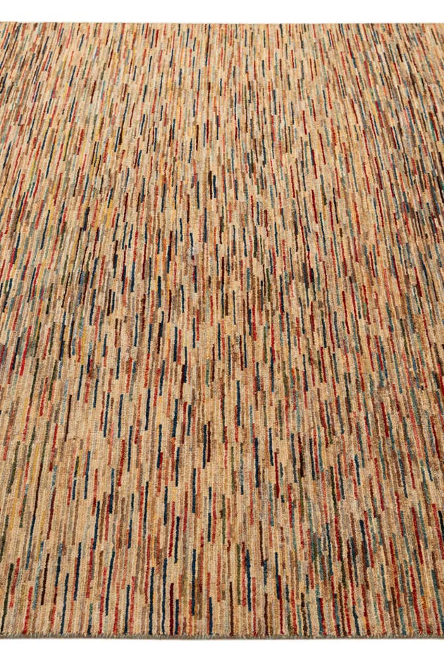 Detail image of 6' 6 x 9' 10 Hand Knotted Modern Ziegler Rug