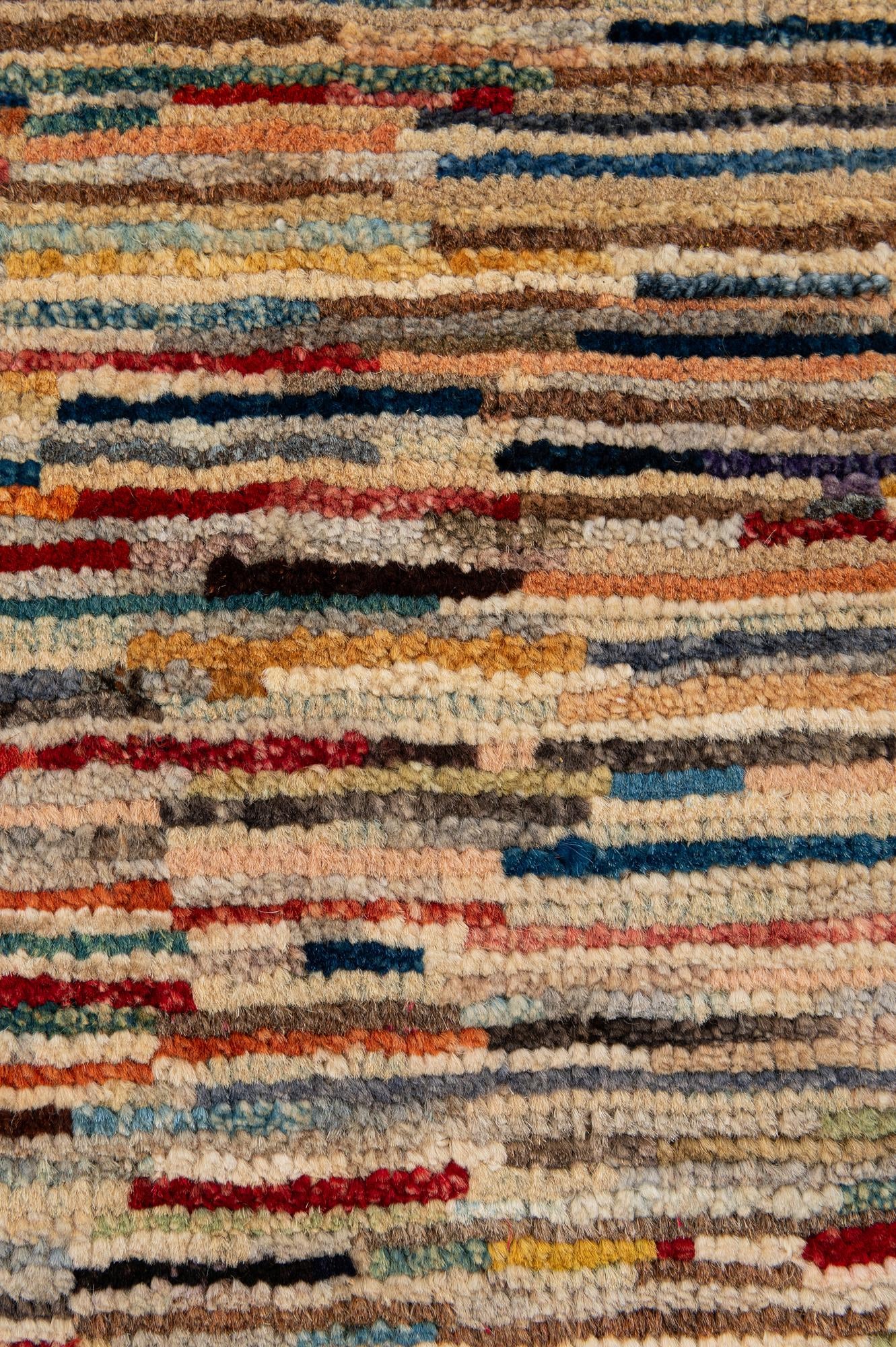 6' 9 x 9' 3 Hand Knotted Modern Ziegler Rug