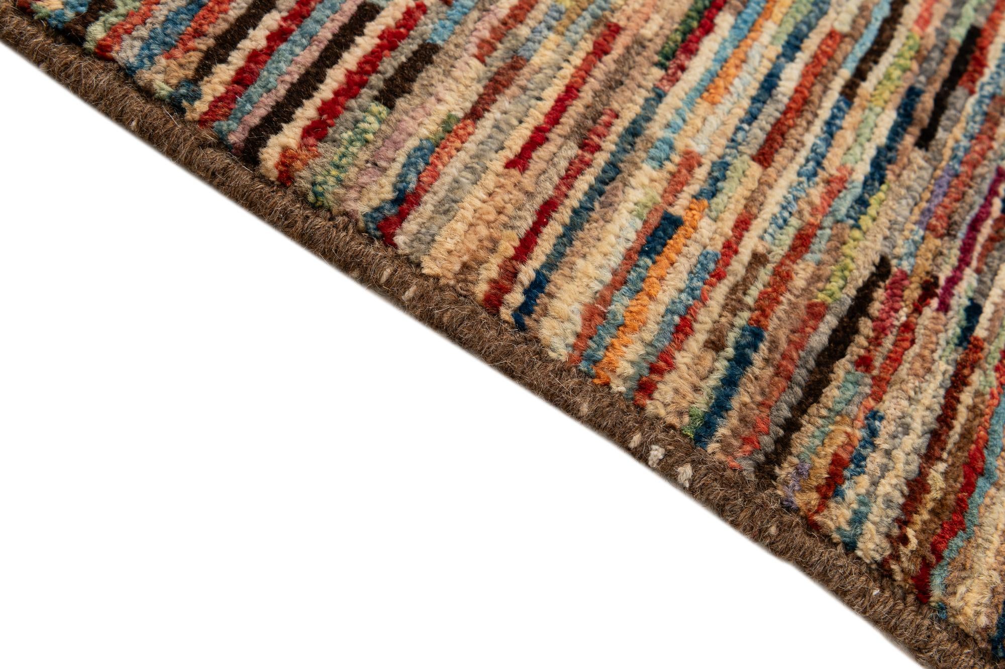 6' 7 x 9' 7 Hand Knotted Modern Ziegler Rug