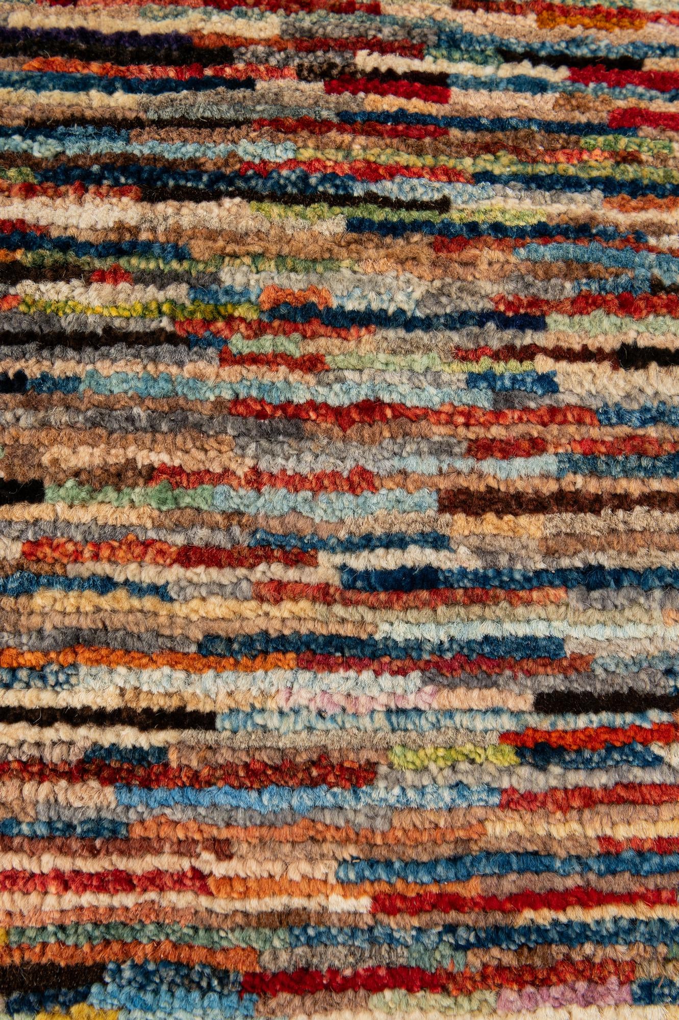 6' 7 x 9' 7 Hand Knotted Modern Ziegler Rug