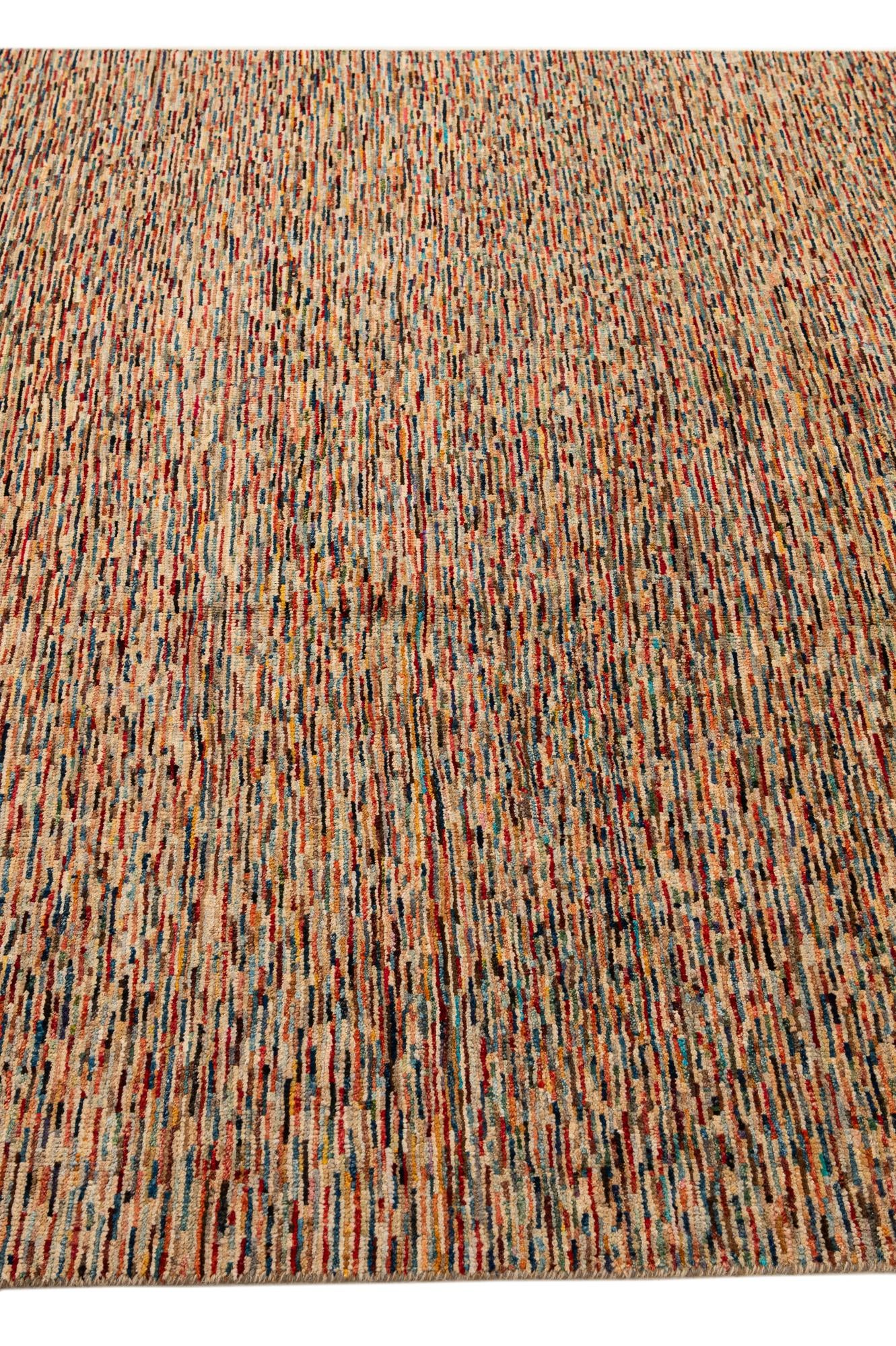 6' 7 x 9' 6 Hand Knotted Modern Ziegler Rug