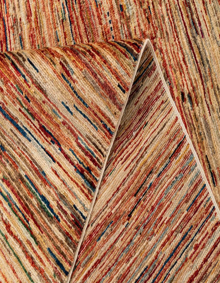 Detail image of 6' 6 x 9' 8  Hand Knotted Modern Ziegler Rug