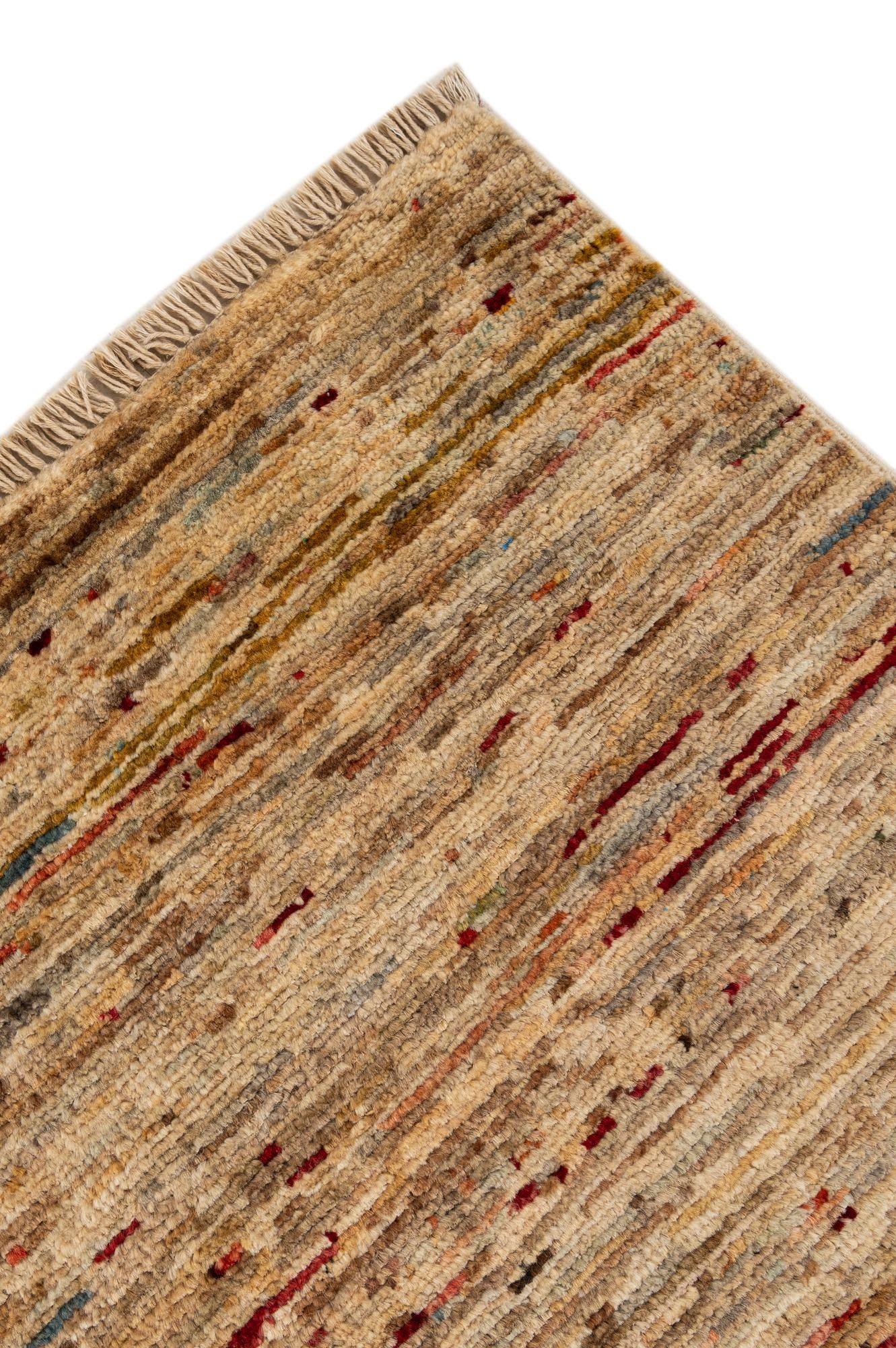 6' 6 x 9' 8 Hand Knotted Modern Ziegler Rug