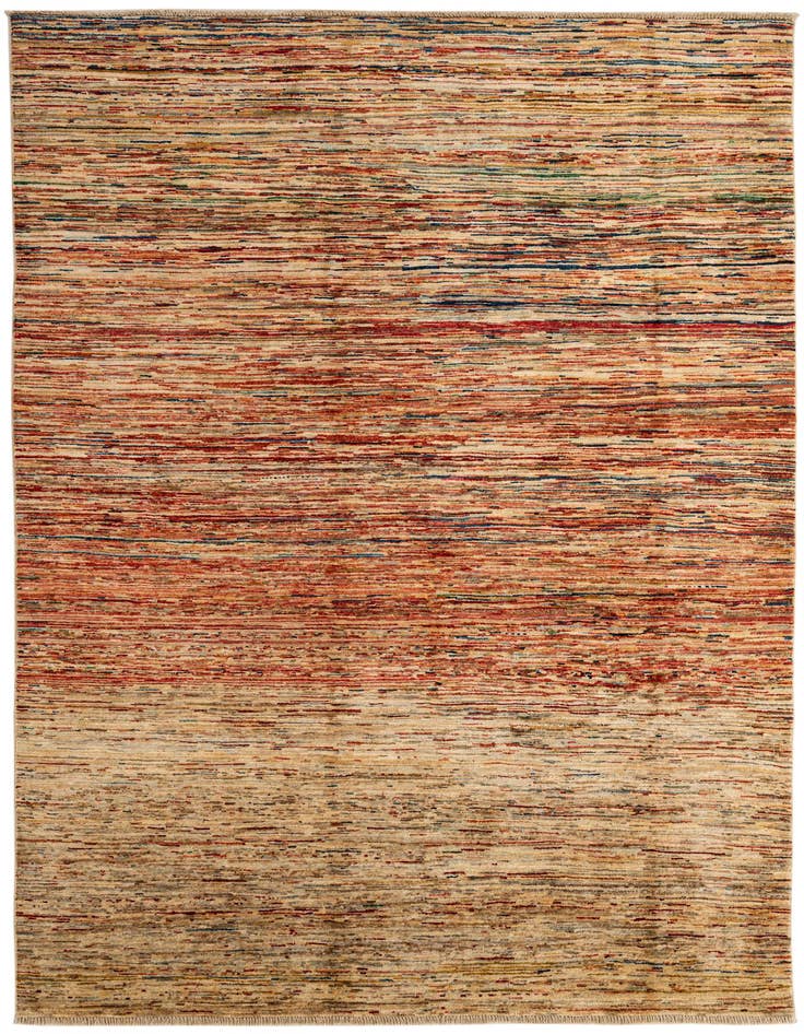 Detail image of 6' 6 x 9' 8 Hand Knotted Modern Ziegler Rug