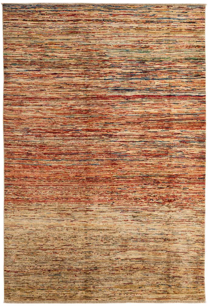 6' 6 x 9' 8 Hand Knotted Modern Ziegler Rug