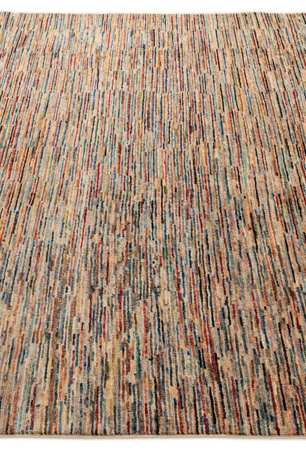 Detail image of 6' 6 x 9' 8 Hand Knotted Modern Ziegler Wool Rug