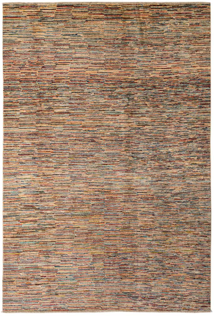 6' 6 x 9' 8 Hand Knotted Modern Ziegler Wool Rug